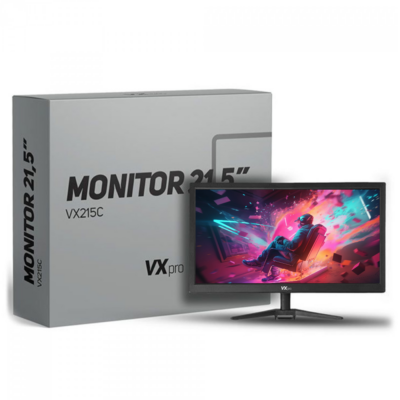 Monitor LED 21,5” VXPRO HDMI/VGA – Modelo VX215X FullHD