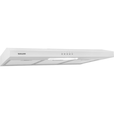 Depurador de Ar Slim Suggar 80cm 5 Bocas 3 Vel. Branco