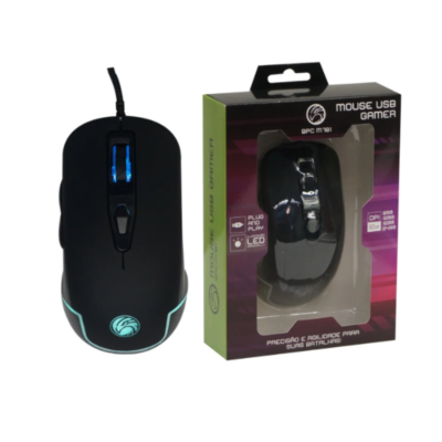 MOUSE USB GAMER BPC-M781 C/ ILUMINACAO LED GRADUAL(DPI:2400)