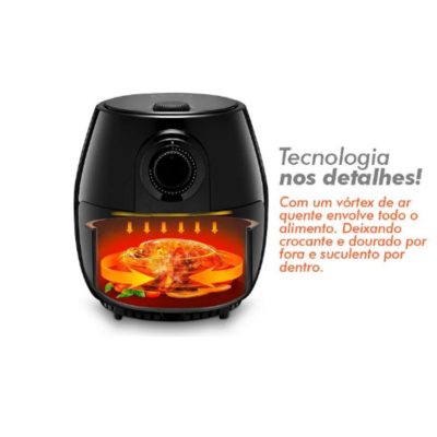 Fritadeira Eletrica Air Fryer Tronos 3 Litros 220V