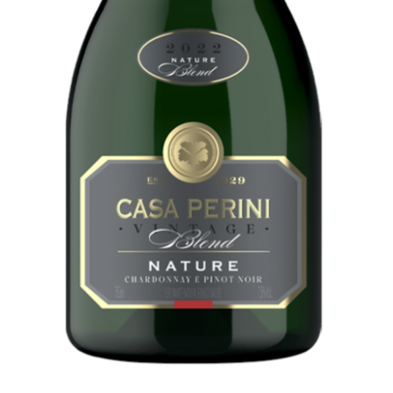 Espumante Vintage Nature Blend Casa Perini 750ml - Image 2