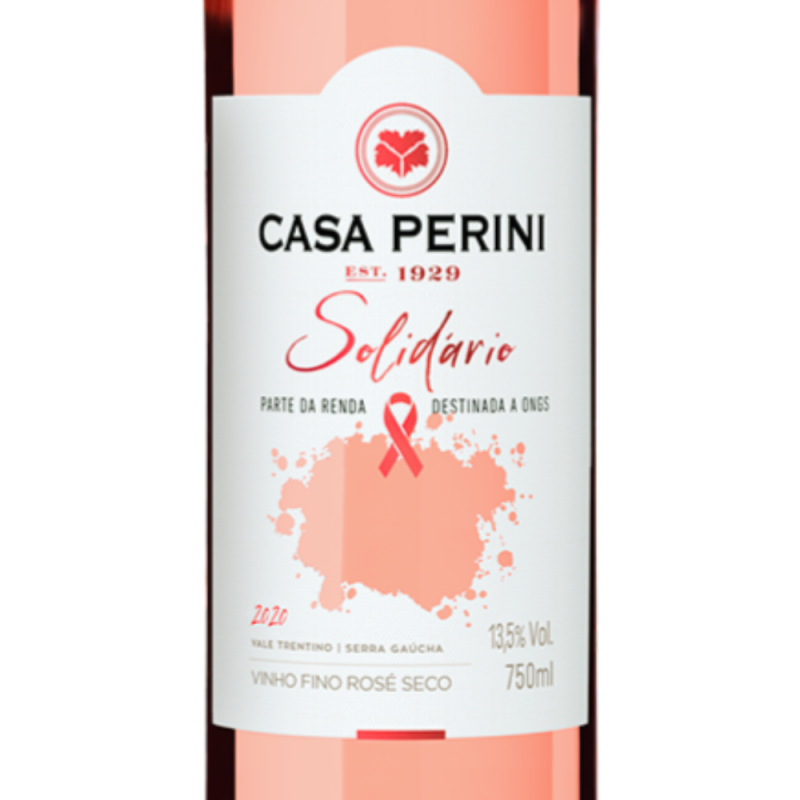 Vinho Rosé Solidário Casa Perini 750ml - Image 2