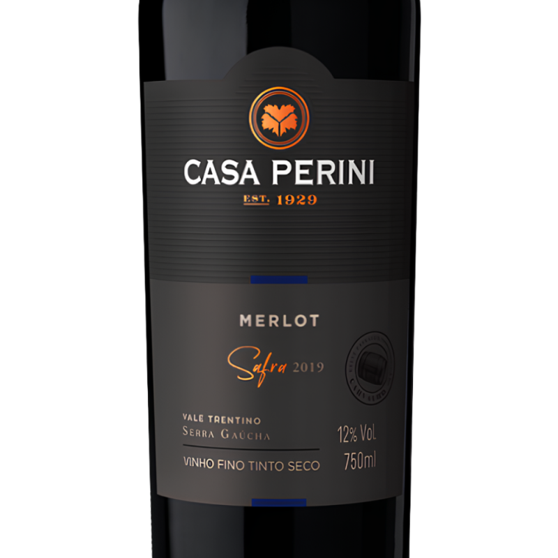 Vinho Tinto Merlot Casa Perini 750ml - Image 2