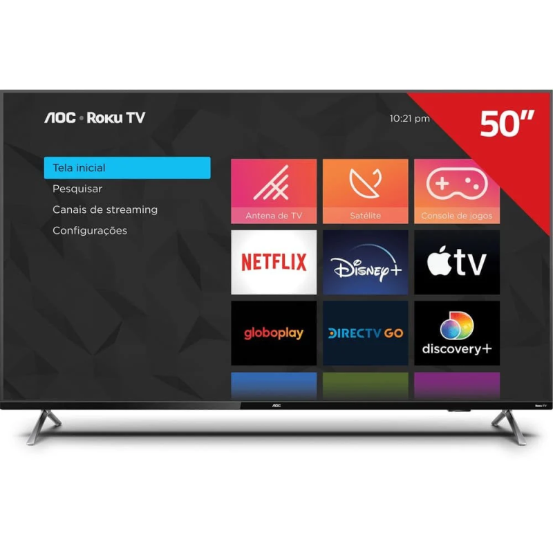 SMART TV AOC ROKU LED 50 POLEGADAS 4K UHD WI-FI
