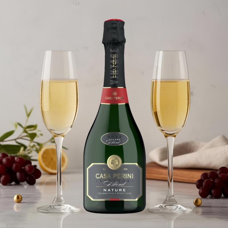 Espumante Vintage Nature Blend Casa Perini 750ml - Image 3