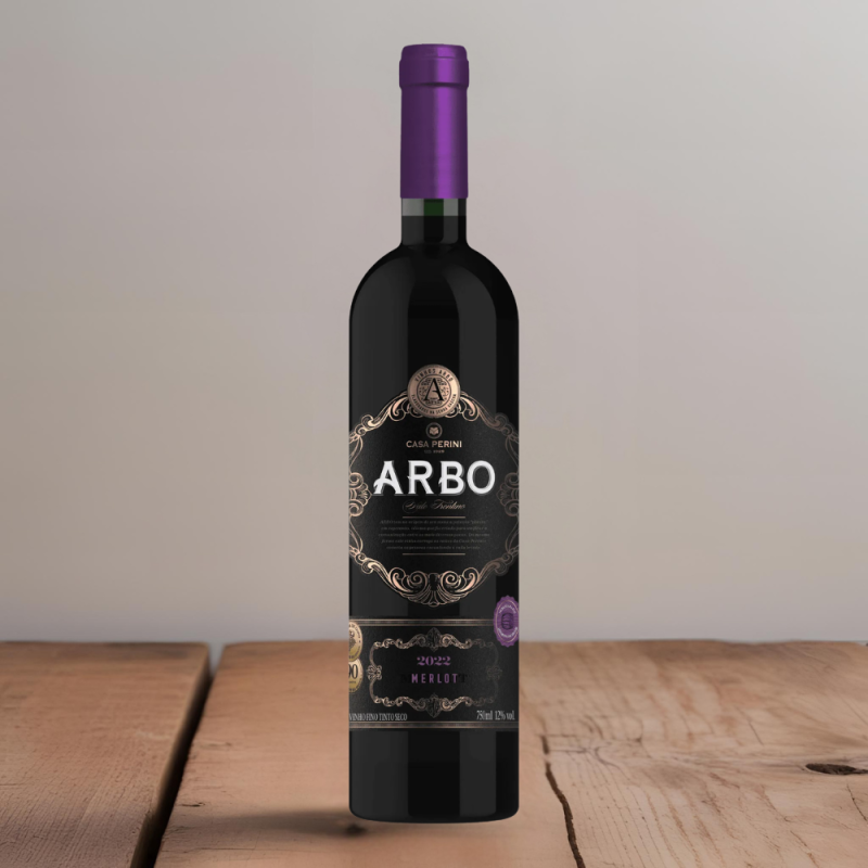 Vinho Tinto Arbo Merlot Casa Perini 750ml - Image 3