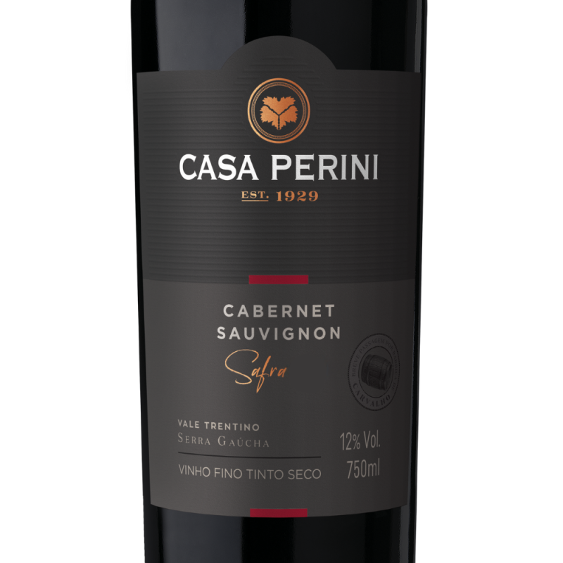 Vinho Tinto Cabernet Sauvignon Casa Perini 750ml - Image 2