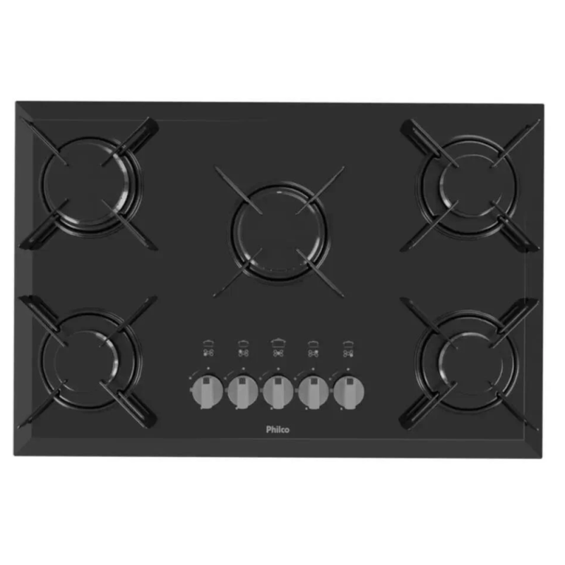 Cooktop Philco Cook Chef 5 Bocas Vidro Temperado Bivolt - Image 2