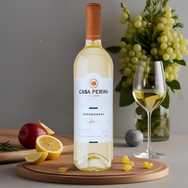 Vinho Branco Chardonnay Casa Perini 750ml - Image 4