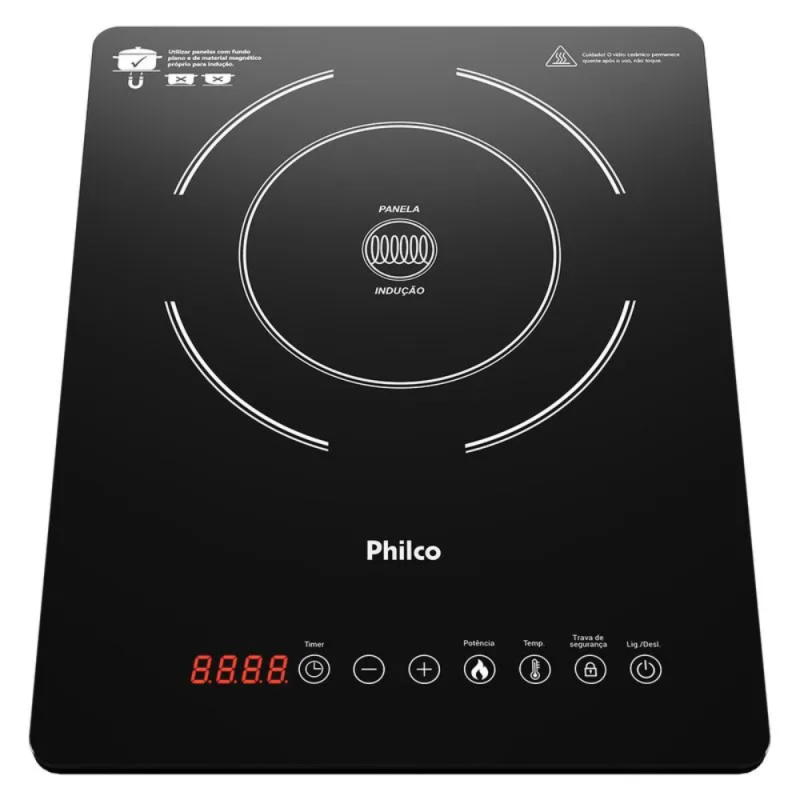 Cooktop de Indução Philco PCT12P 10 Níveis Bivolt - Image 2