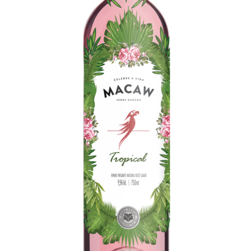 Vinho Rose Frisante Macaw Tropical Casa Perini 750ml - Image 2