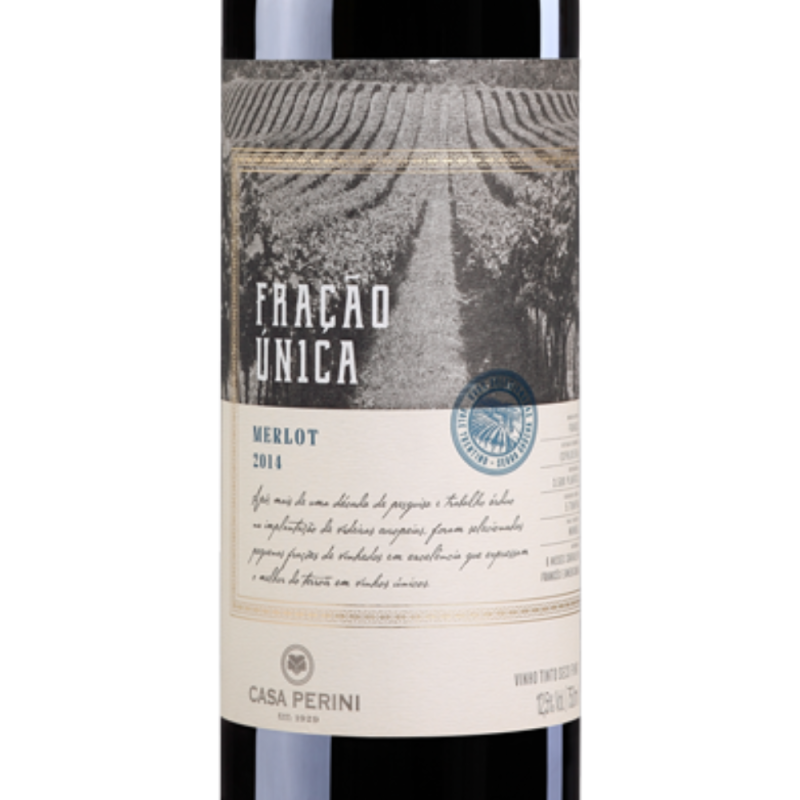 Vinho Tinto  Fração Única Merlot Casa Perini 750ml - Image 2