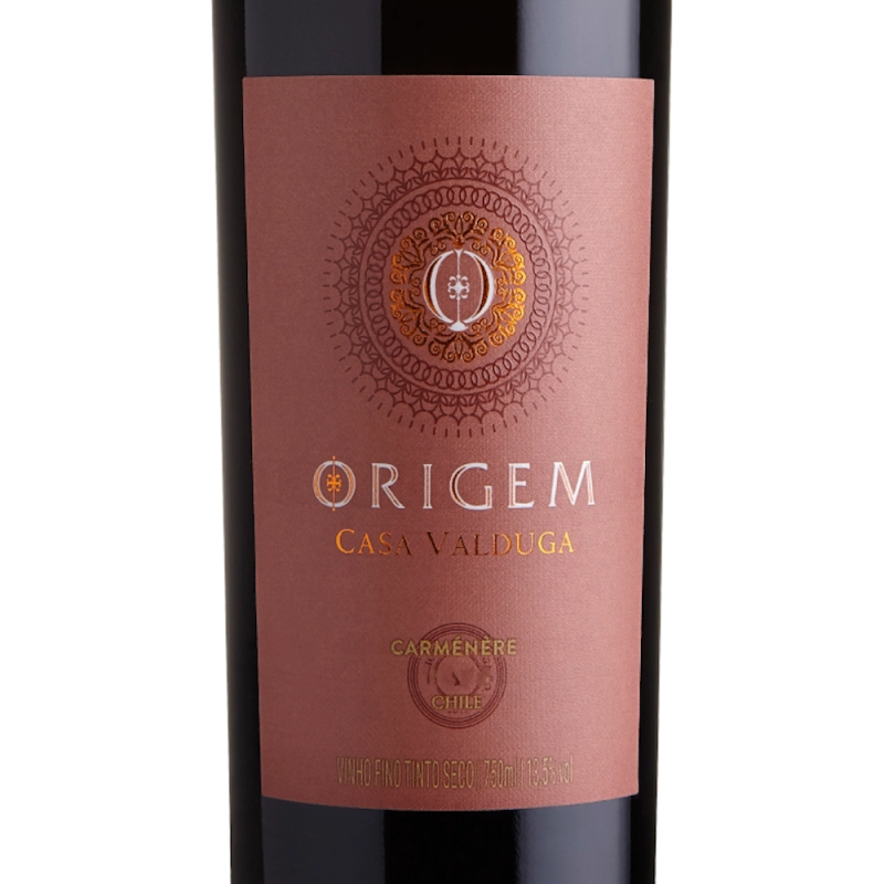 Vinho Tinto Origem Carménère Casa Valduga 750ml - Image 2