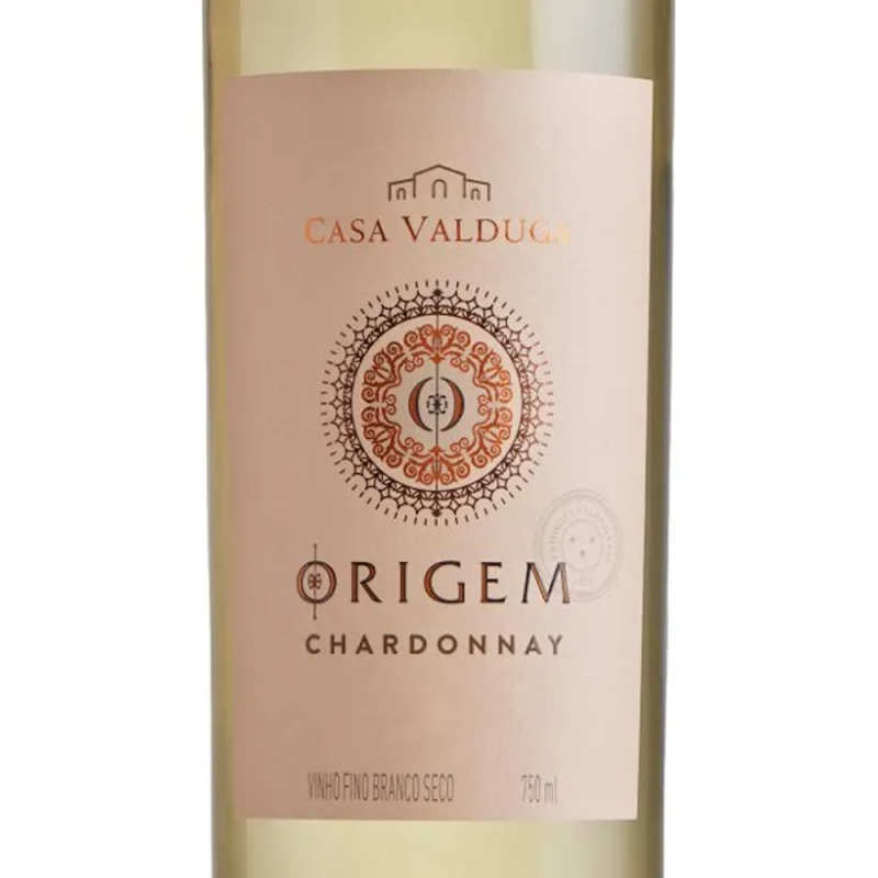 Vinho Branco Origem Chardonnay Casa Valduga 750ml - Image 2