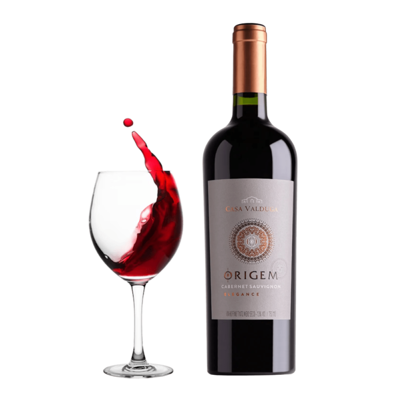 Vinho Meio Seco Origem Elegance Cabernet Casa Valduga 750ml - Image 2