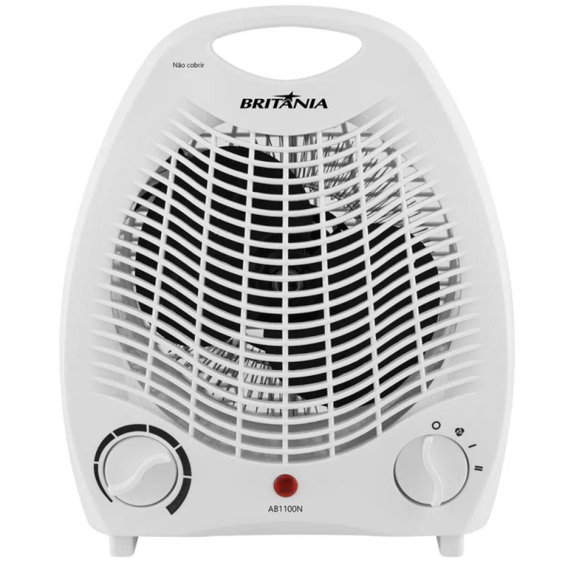 Aquecedor de Ar Britania AB1100N 3 Niveis Branco 127V - Image 2
