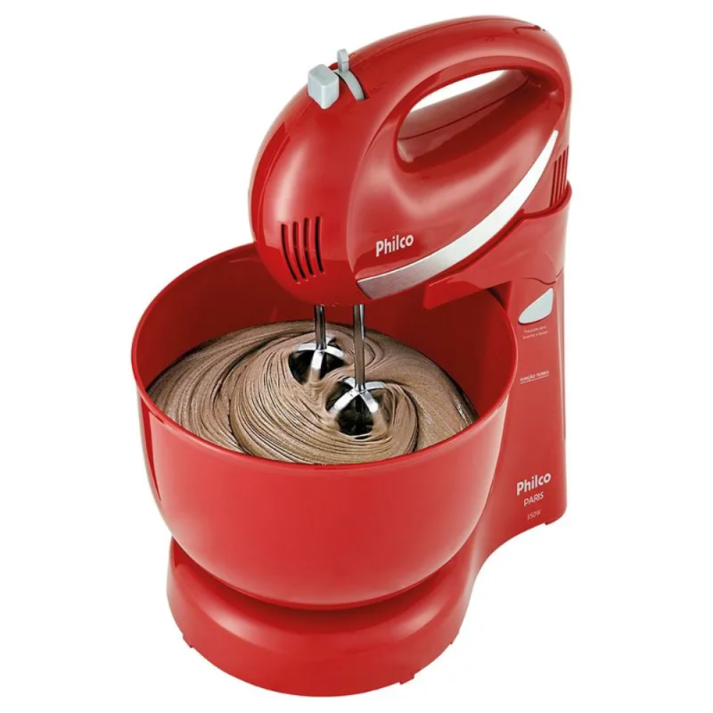 Batedeira Philco Paris Vermelha 350W 127V - Image 3