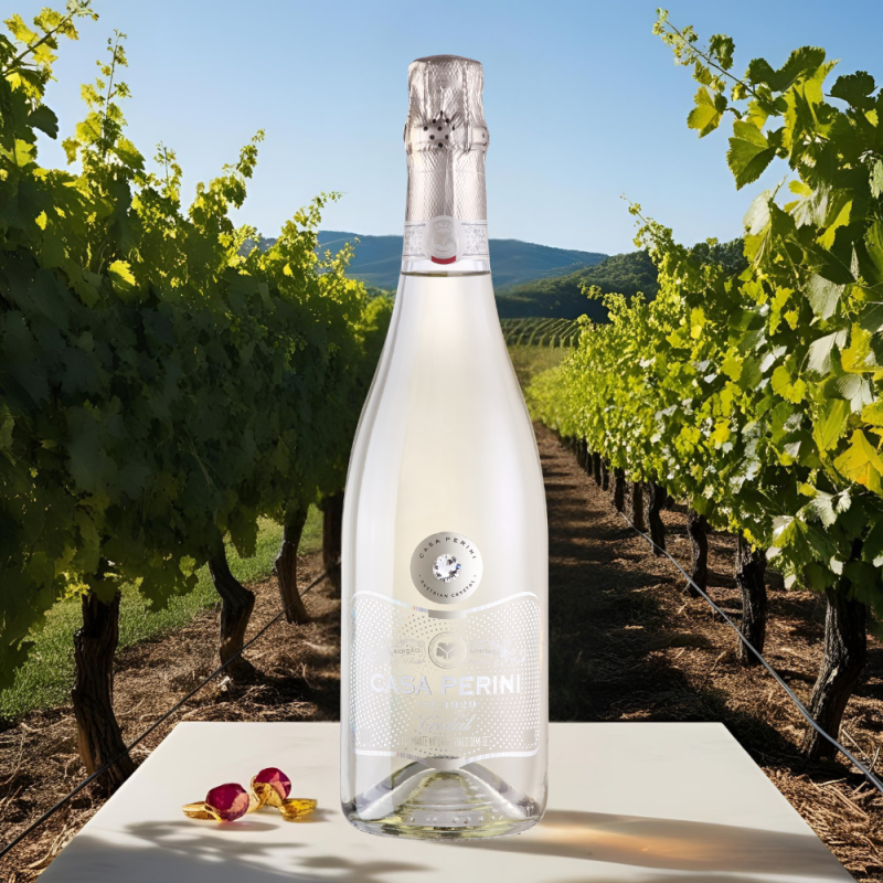 Espumante Branco Cristal Demi-Sec Casa Perini 750ml - Image 3