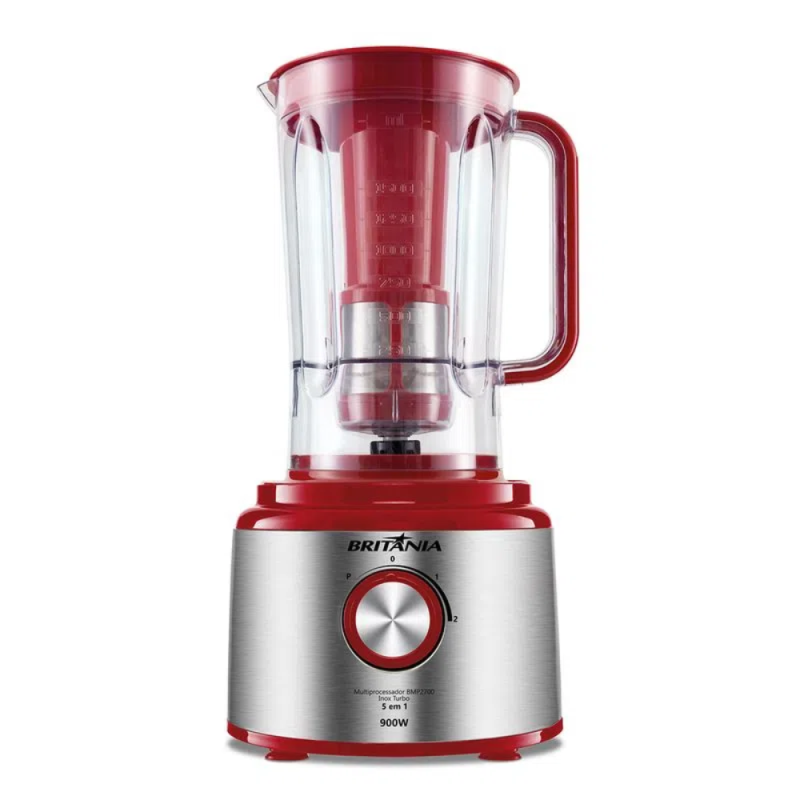 Multiprocessador Britânia BMP2700V 5 em 1 Inox Turbo 900W 220V - Image 3