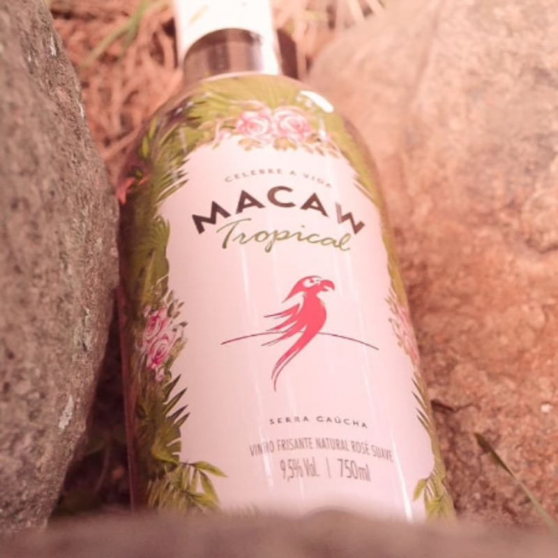 Vinho Rose Frisante Macaw Tropical Casa Perini 750ml - Image 5