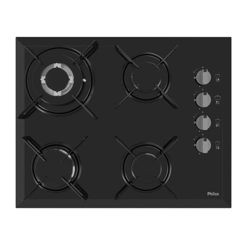 Cooktop Philco Cook Chef 4  Bocas Vidro Tripla Chama - Bivolt - Image 3
