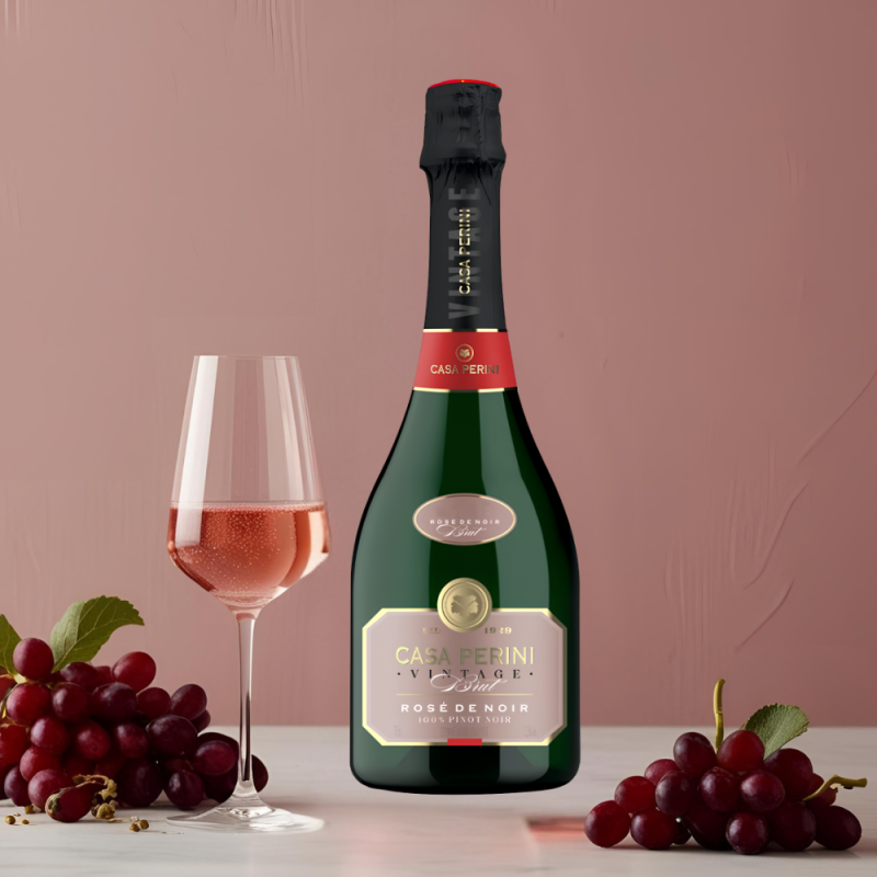 Espumante Vintage Brut Rosé de Noir Casa Perini 750ml - Image 3
