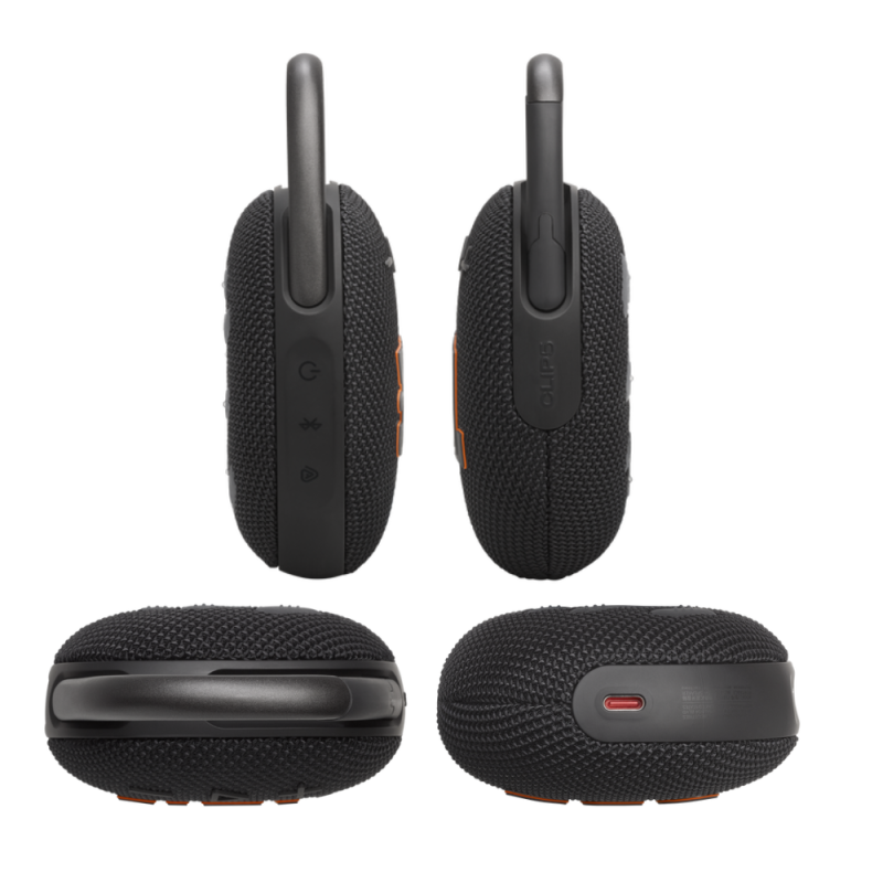Caixa de Som Portátil JBL CLIP5, Bluetooth, IP67, Preto - Image 4