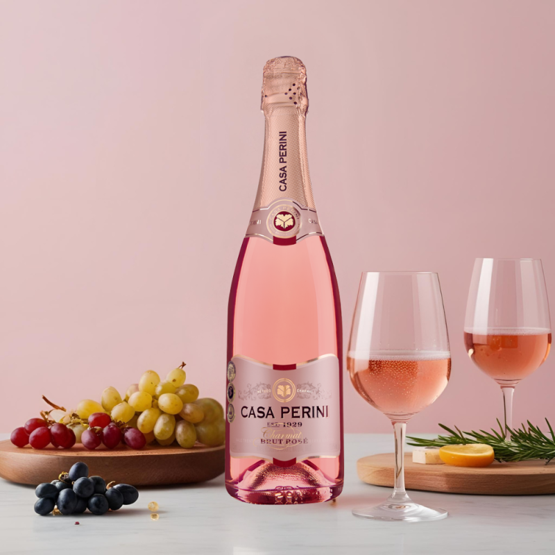 Balde Espumante Brut Rose Casa Perini 7 UN 750ml - Image 3