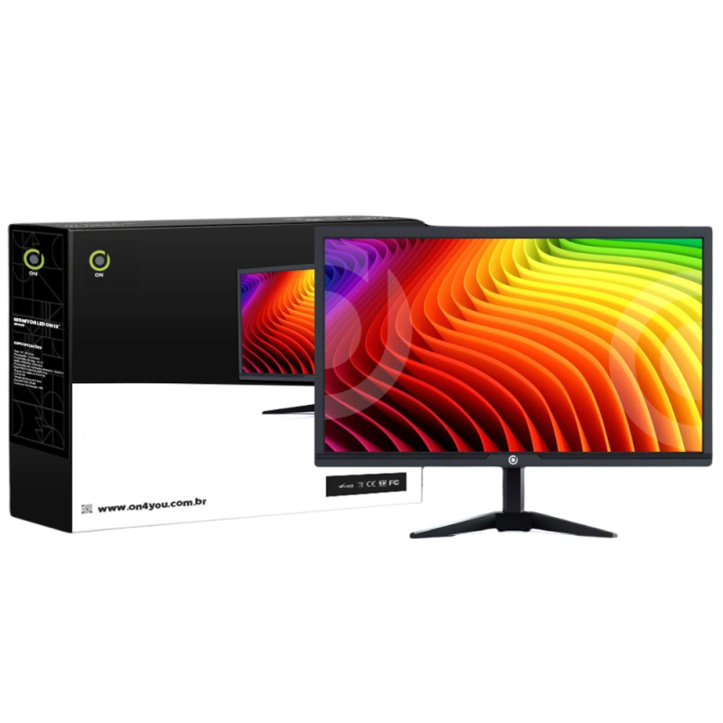 Monitor LED ON 19" HD Vesa  HDMI VGA Widescreen - Image 4