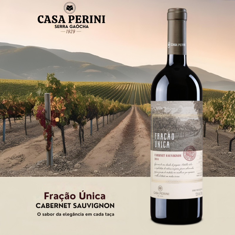Vinho Tinto Cabernet Sauvignon Fração Única Casa Perini 750ml - Image 4
