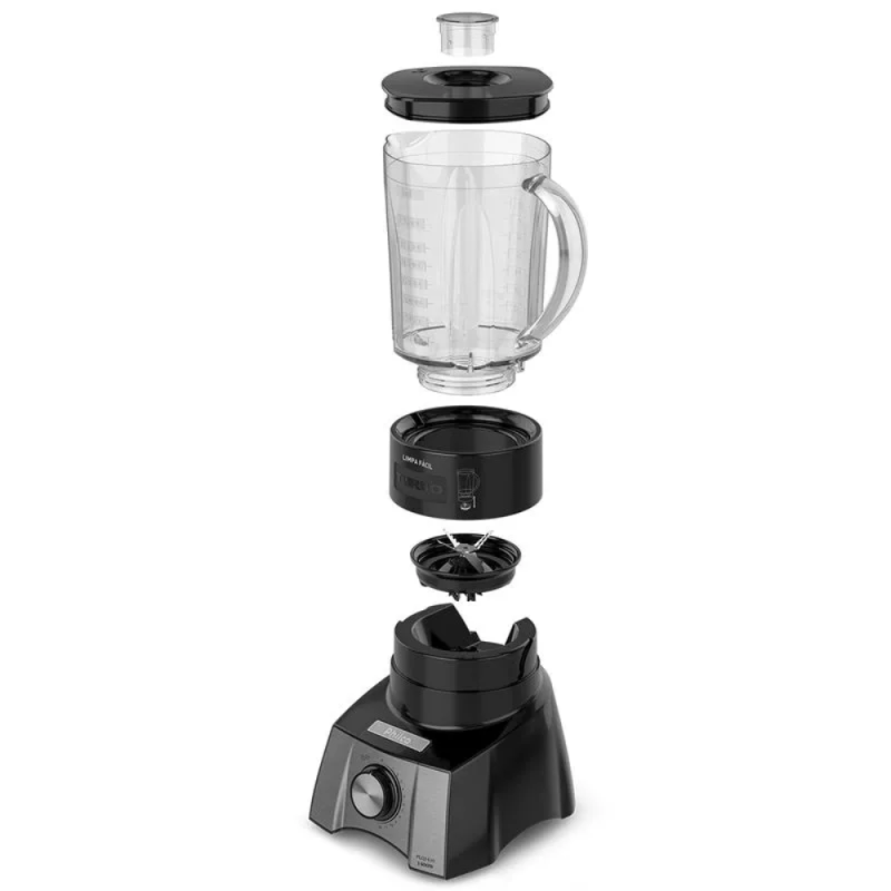 Liquidificador Philco Pro Maxx 1400W Limpa Fácil Preto PLQ1430P 127V - Image 4