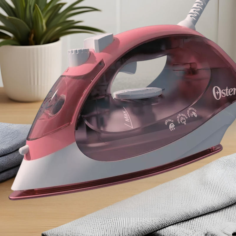Ferro de Passar Vapor Oster Rosa Aeroceramic Base cerâmica - Image 4