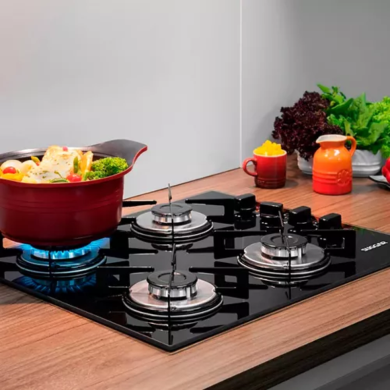 Fogão Cooktop Suggar Esmaltado 4 bocas VP a gas - Image 6