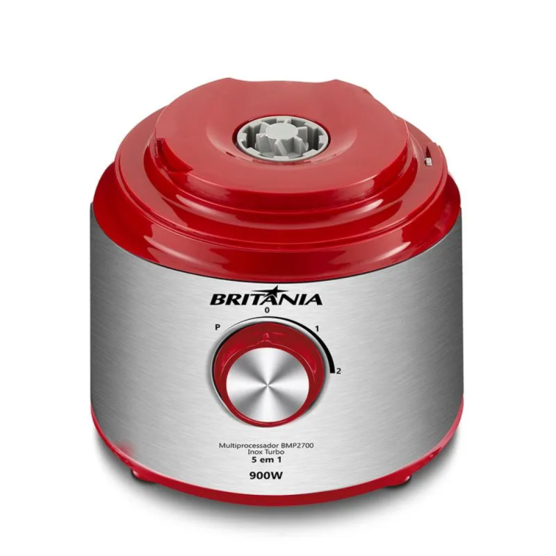 Multiprocessador Britânia BMP2700V 5 em 1 Inox Turbo 900W 220V - Image 5