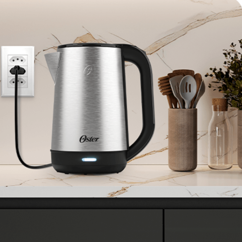 Chaleira Elétrica Oster Inox 2l Ultra Cor Preto 127V OCEL840 - Image 5