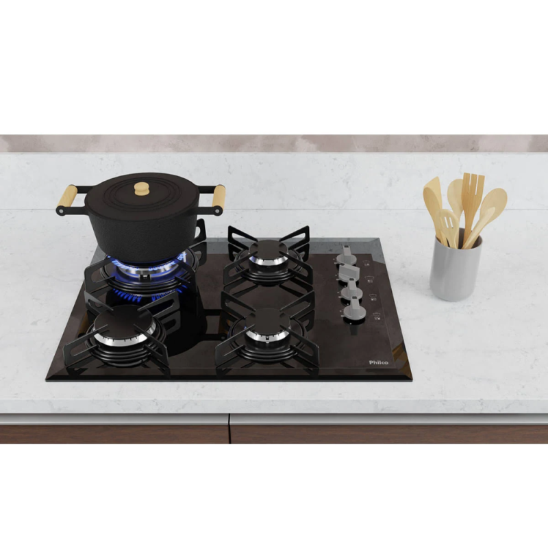 Cooktop Philco Cook Chef 4  Bocas Vidro Tripla Chama - Bivolt - Image 6