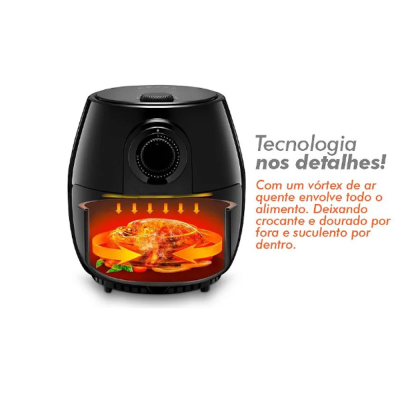 Fritadeira Eletrica Air Fryer Tronos 3 Litros 220V - Image 5