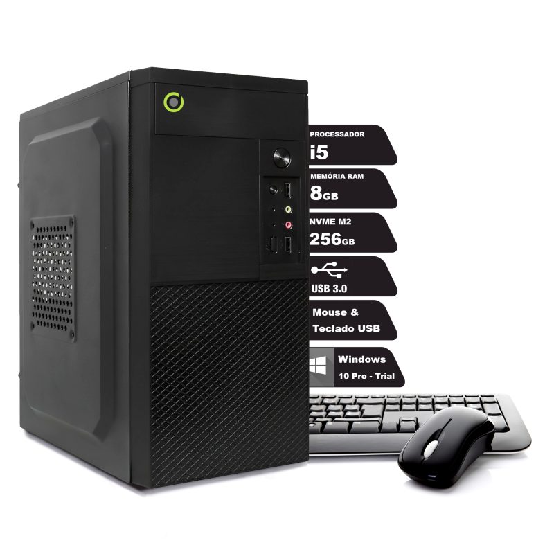 Computador ON Corp i5 8GB 256GB SSD NVME WINDOWS 10 MONITOR19 - Image 2