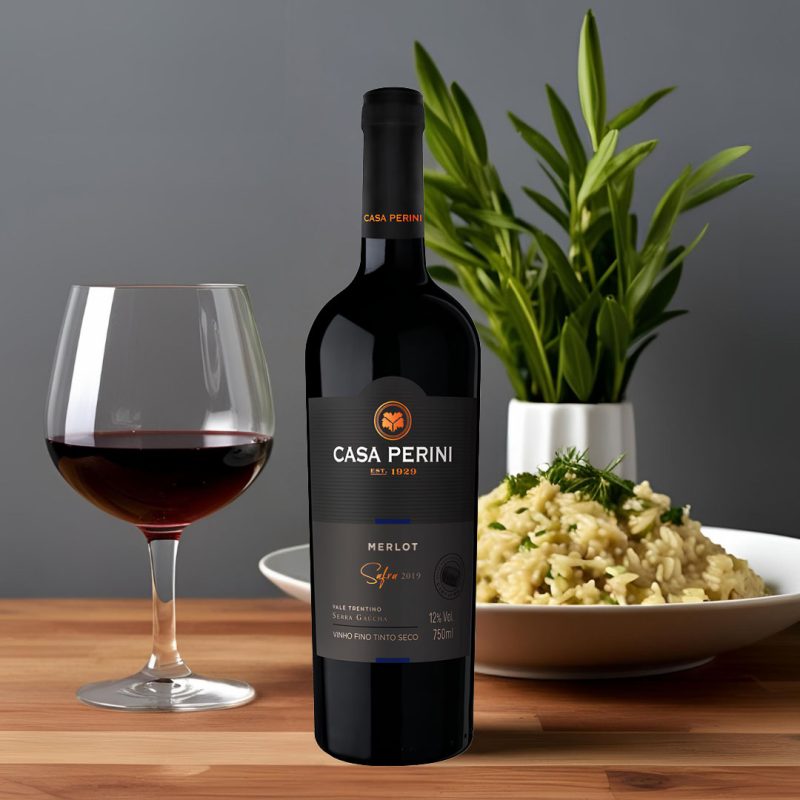Vinho Tinto Merlot Casa Perini 750ml - Image 4