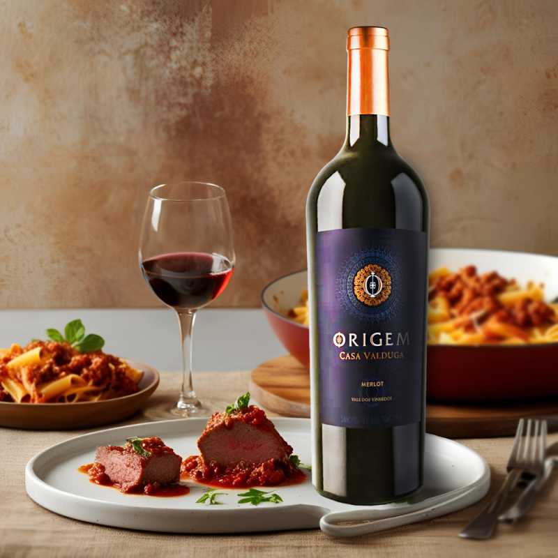 Vinho Tinto Seco Origem Merlot Casa Valduga 750ML - Image 4