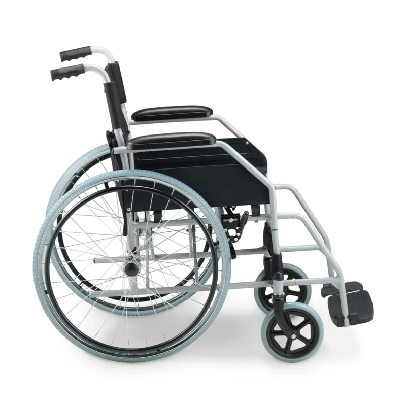 Cadeira de Rodas Dellamed D100 Dobrável Resistente em Aço - Image 4