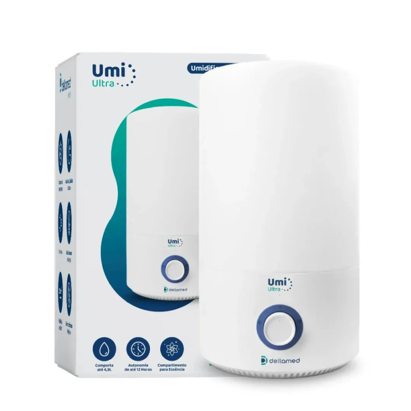 Umidificador de Ar Dellamed Umi Ultra Ultrassônico 4,3 Litros Bivolt - Imagem 5