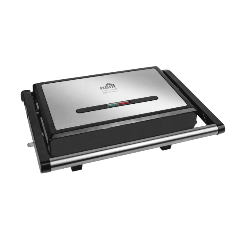 Grill Kian Panini Elétrico Inox 127V Preto 1200W