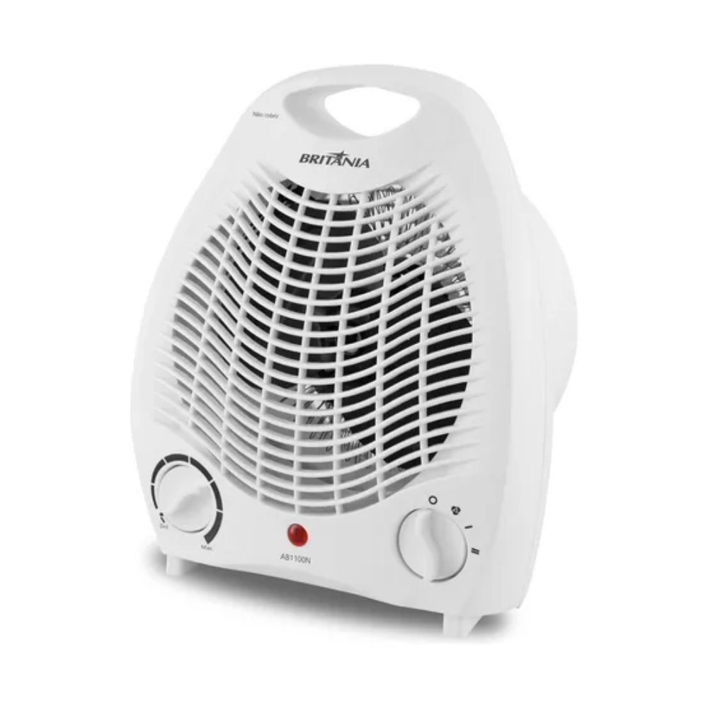 Aquecedor de Ar Britania AB1100N 3 Niveis Branco 127V