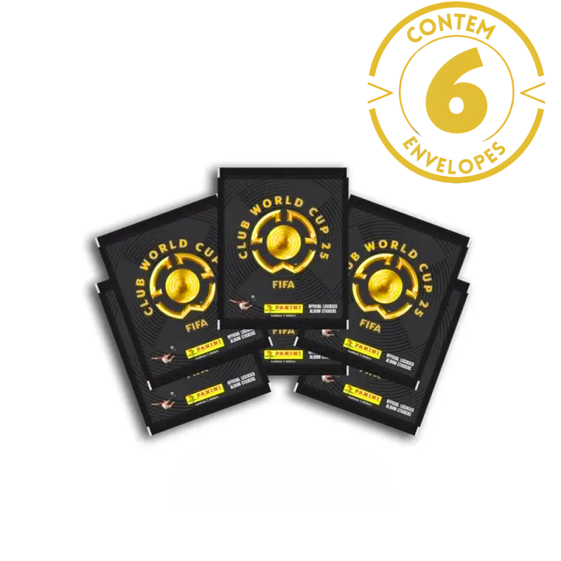 KIT 6 Envelopes Panini FIFA Club World Cup 2025