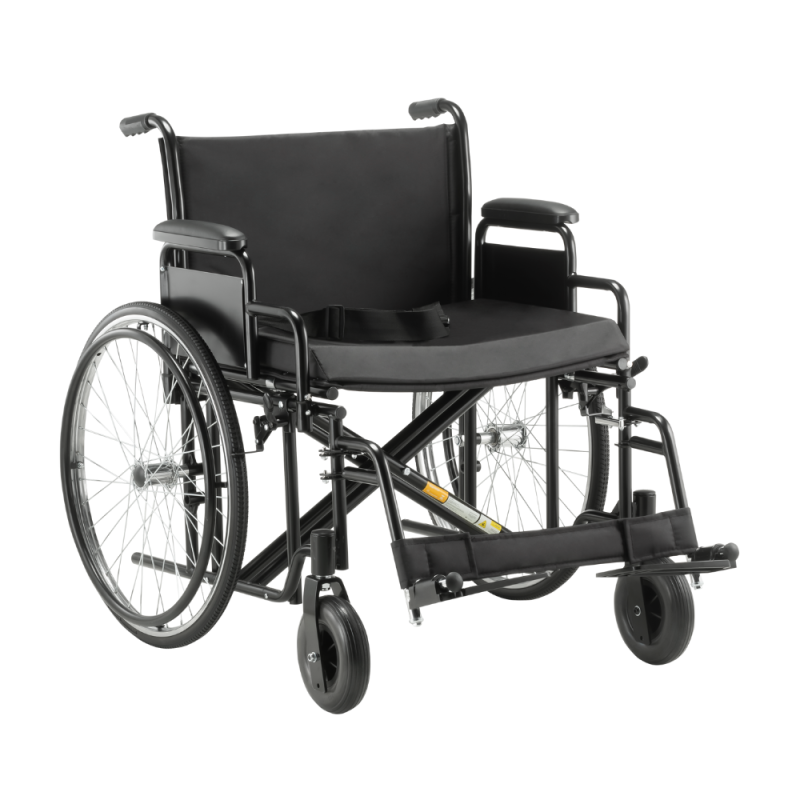 Cadeira de Rodas Dellamed D500 Dobrável 180Kg assento 62cm