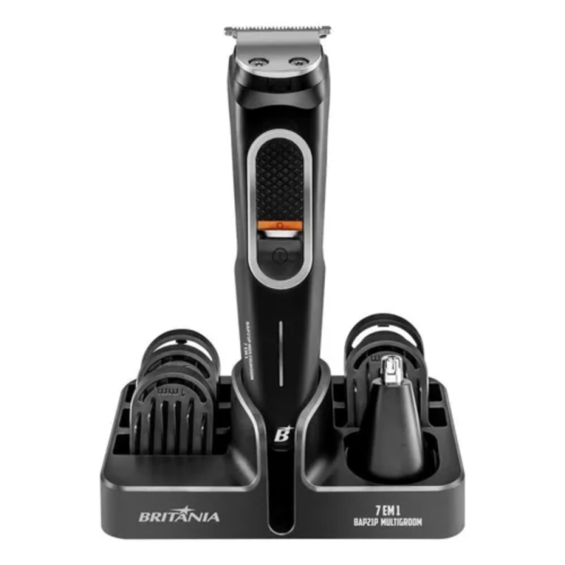 Aparador de Pelos Britania BAP21P Multigroom 7 em 1 Bivolt