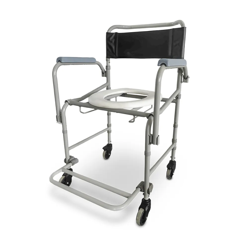 Cadeira de Banho Higiênica Dellamed D40 Dobrável e Desmontável 120Kg