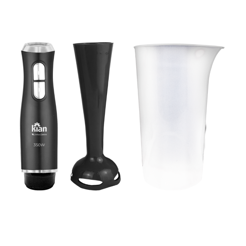 Mixer KIAN 2 Velocidade 350W com copo 700ml 127V Preto - Imagem 2