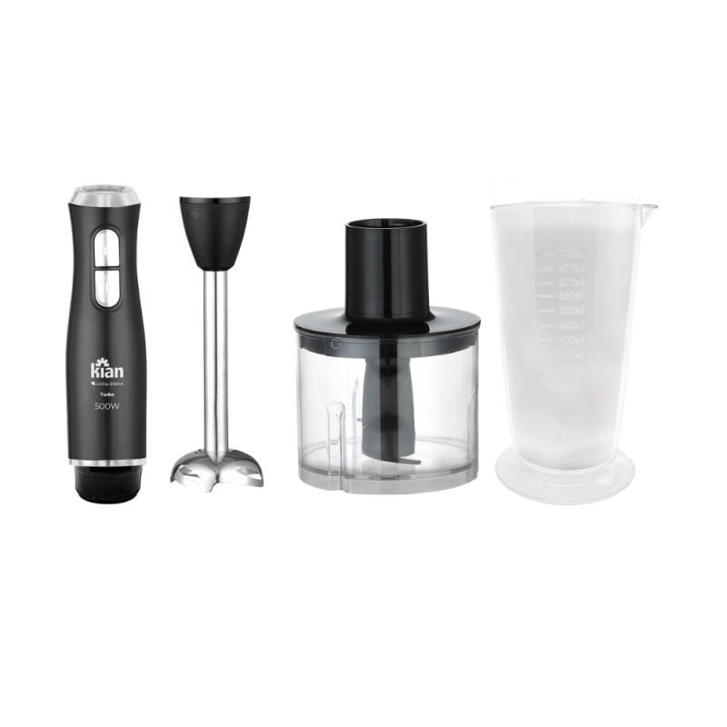 Mixer KIAN 2 Em 1 Turbo 500w 127v 2 Velocidades Preto - Imagem 2